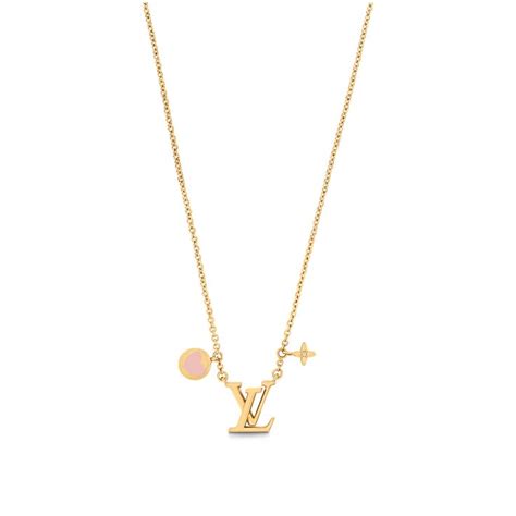 lv necklace black flower|lv iconic heart necklace.